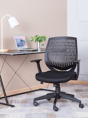 Alphason Black Malibu Office Chair - Image 1 of 6