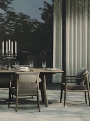 Nth Degree Dark Teak N1 6 Seater Dining Table - Image 2 of 5