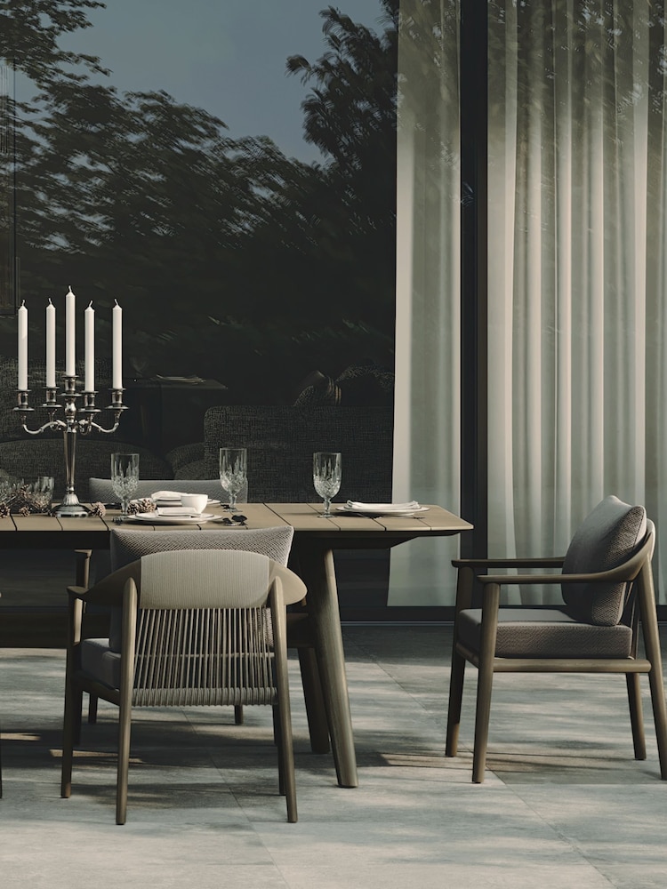 Nth Degree Dark Teak N1 6 Seater Dining Table - Image 2 of 5