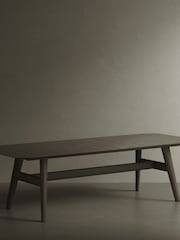 Nth Degree Dark Teak N1 6 Seater Dining Table - Image 3 of 5