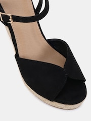 Novo Black Bliss Espadrille Wedge Sandals - Image 5 of 6