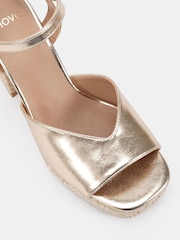 Dorado - Novo Lennon Block Heel Platform Ankle Strap Sandals - Imagen 5 de 6