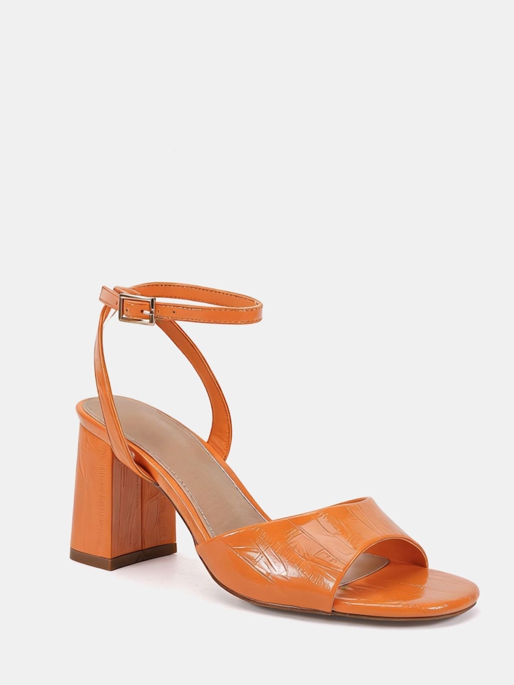 Novo Orange Lydia Block Heel Ankle Strap Sandals - Image 2 of 5