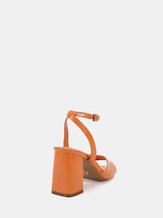 Novo Orange Lydia Block Heel Ankle Strap Sandals - Image 3 of 5