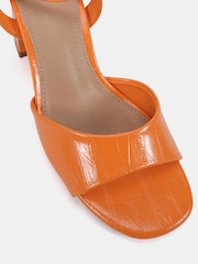 Novo Orange Lydia Block Heel Ankle Strap Sandals - Image 4 of 5