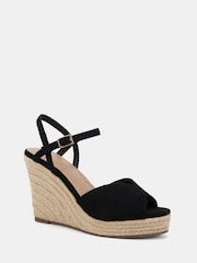 Schwarz - Novo Bliss Espadrille Wedge Sandals - Bild 3 von 6