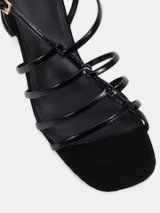 Novo Black Wide Fit Leanne Block Heel Strappy Sandals - Image 5 of 6