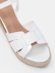 Blanco - Novo Blythe Mid Wedge Strappy Espadrille Sandals - Imagen 5 de 6