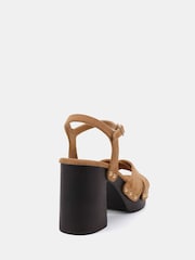 Novo Natural Lucia Block Heel Two Part Clog Sandals - Image 4 of 6