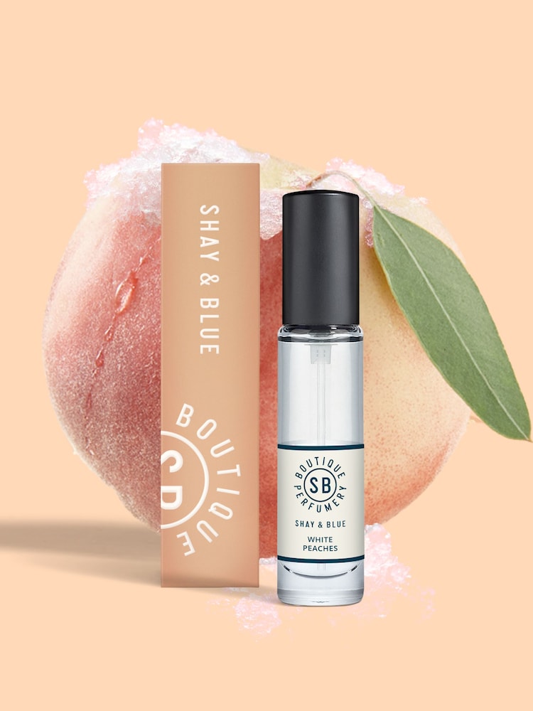 Shay & Blue White Peaches Eau de Parfum 10ml - Image 2 of 3