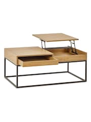 Julian Bowen Oaf Effect Kade Storage Coffee Table - Image 11 of 14