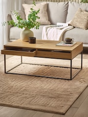 Julian Bowen Oaf Effect Kade Storage Coffee Table - Image 2 of 14