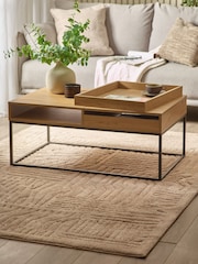 Julian Bowen Oaf Effect Kade Storage Coffee Table - Image 3 of 14