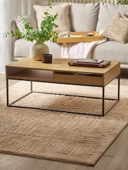 Julian Bowen Oaf Effect Kade Storage Coffee Table - Image 5 of 14