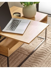 Julian Bowen Oaf Effect Kade Storage Coffee Table - Image 6 of 14