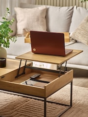 Julian Bowen Oaf Effect Kade Storage Coffee Table - Image 9 of 14