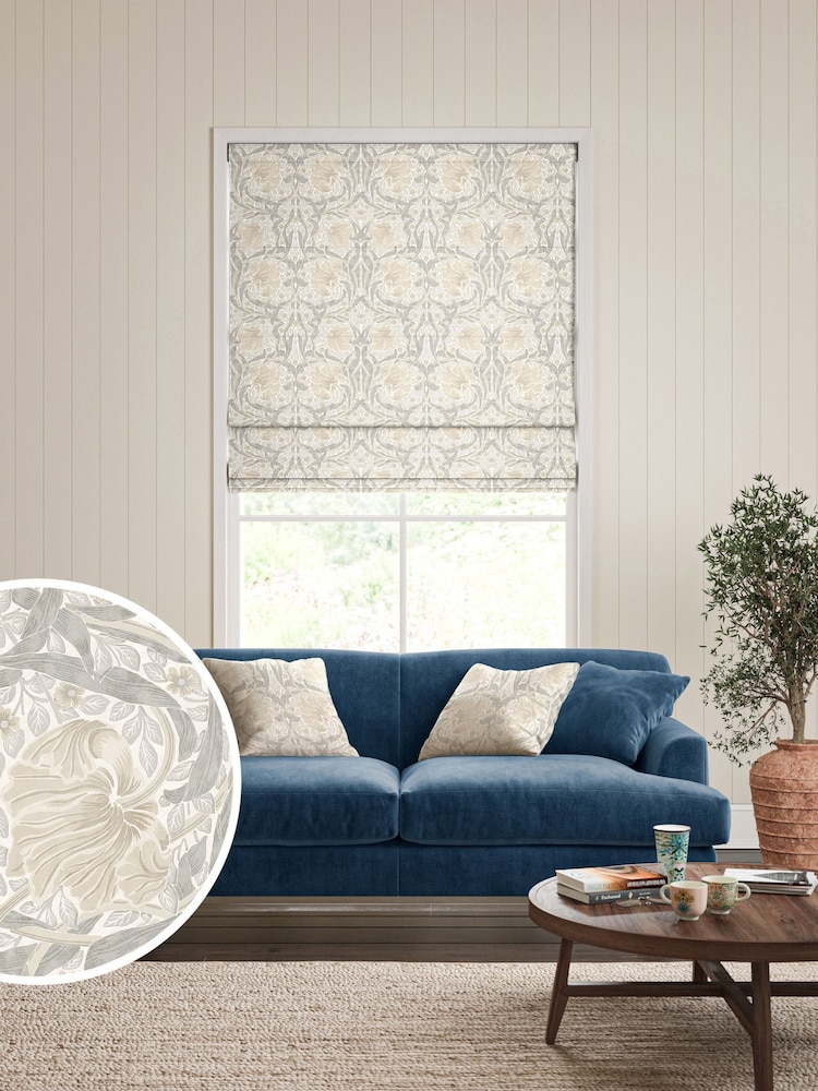 William Morris At Home Pimpernel Pebble Made to Measure Roman Blind - Image 1 of 6 William Morris At Home Pimpernel Pebble Made to Measure Roman Blind - Image 1 of 6