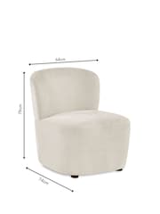 Julian Bowen Dune Lunetta Accent Chair - Image 9 of 9