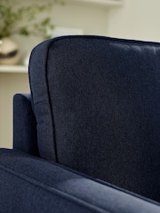 Julian Bowen Deep Blue Henrietta 2 Seater Sofa - Image 5 of 8