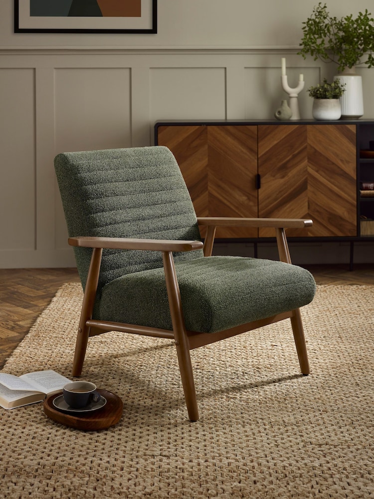 Julian Bowen Olive Ivy Armchair - Image 1 of 8 Julian Bowen Olive Ivy Armchair - Image 1 of 8