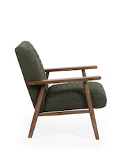 Julian Bowen Olive Ivy Armchair - Image 4 of 8