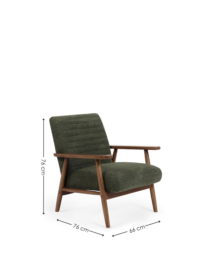 Julian Bowen Olive Ivy Armchair - Image 8 of 8 Julian Bowen Olive Ivy Armchair - Image 8 of 8