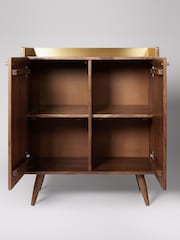 Swoon Mid Brown Fresco Mango Wood Two Door Cabinet - Image 4 of 7