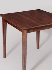 Swoon Mid Brown Newham Mango Wood Four-Seater Dining Table - Image 4 of 8