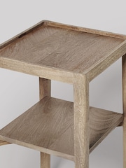 Swoon Grey Eide Mango Wood Side Table - Image 5 of 6