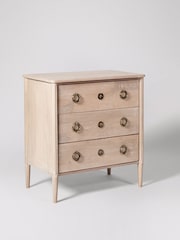 Swoon Light Brown Reyna Mango Wood Chest Of Three Drawers - Image 2 of 5