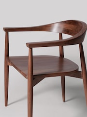 Swoon Mid Brown Olsen Mango Wood Dining Chair - Image 5 of 6