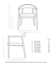 Swoon Mid Brown Olsen Mango Wood Dining Chair - Image 6 of 6