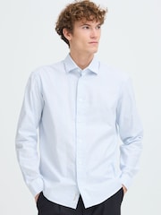 Casual Friday Blue Bostrom Long Sleeve Striped Shirt - Image 1 of 8