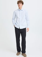 Casual Friday Blue Bostrom Long Sleeve Striped Shirt - Image 3 of 8