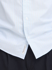 Casual Friday Blue Bostrom Long Sleeve Striped Shirt - Image 5 of 8