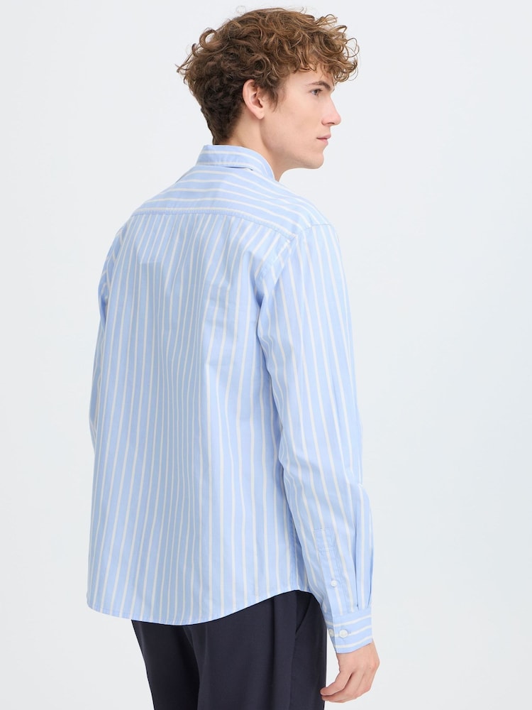 Casual Friday Blue CfZan Long Sleeve Relaxed Shirt - Image 2 of 8