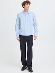 Casual Friday Blue CfZan Long Sleeve Relaxed Shirt - Image 3 of 8