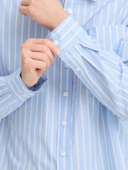 Casual Friday Blue CfZan Long Sleeve Relaxed Shirt - Image 4 of 8