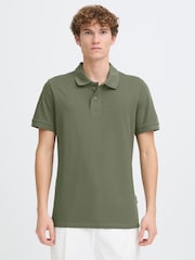 Casual Friday Green Solheim Short Sleeve Pique Polo Shirt - Image 1 of 7