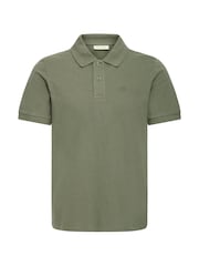Casual Friday Green Solheim Short Sleeve Pique Polo Shirt - Image 6 of 7