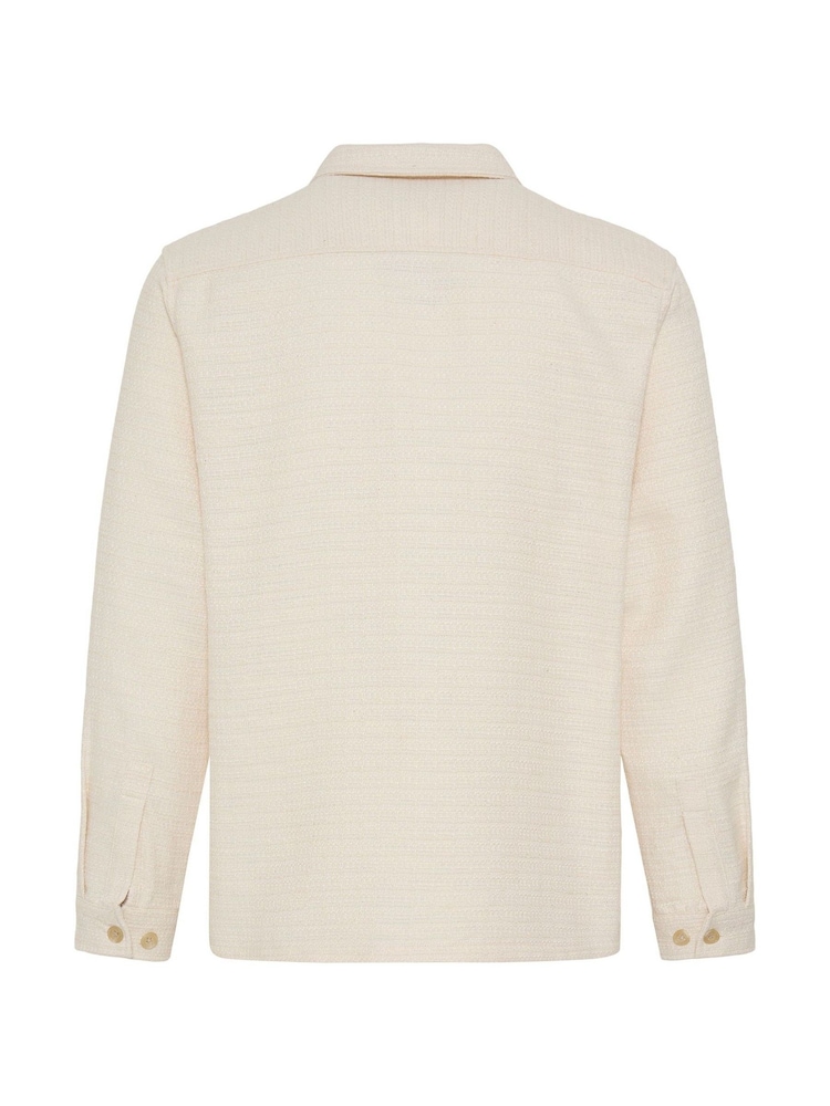 Casual Friday White Cfmatt Structured Overshirt - Image 2 of 3