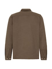 Casual Friday Brown Cfmatt Structured Overshirt - Image 2 of 3