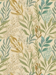 Hoopla Walls Noir Mix Verdant Leaves Wallpaper A4 Sample - Image 1 of 1