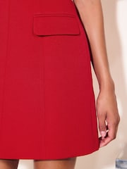 Friends Like These Red Brooch Mini Dress - Image 6 of 6