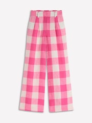 Boden Pink Kensington Linen Trousers - Image 2 of 2