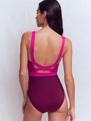 Boden Campania Badeanzug mit Kreuzrücken - Bild 3 von 7