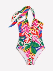 Boden Green Minori Halter Tie Swimsuit - Image 5 of 6