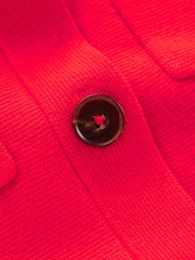 Boden Red Short Sleeve Knit Shirt - Image 7 of 7