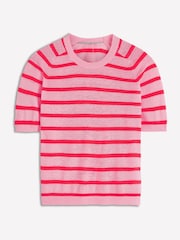 Boden Agnes Linen Button T-Shirt - صورة 5 من 6