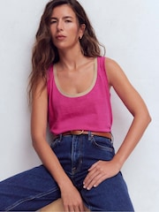 وردي - سترة ياقة مفتوحة برّاقة من Boden - Image 1 of 5